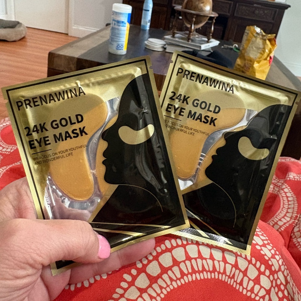Prenawina 24K Gold Eye Mask set of 2